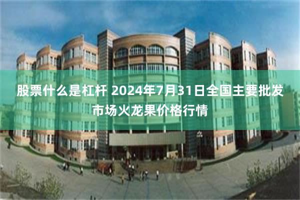 股票什么是杠杆 2024年7月31日全国主要批发市场火龙果价格行情