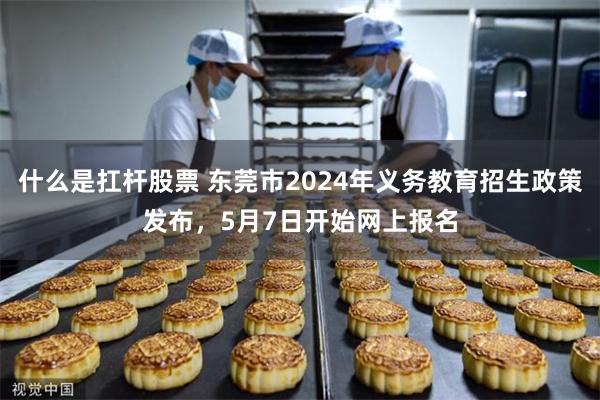 什么是扛杆股票 东莞市2024年义务教育招生政策发布，5月7日开始网上报名