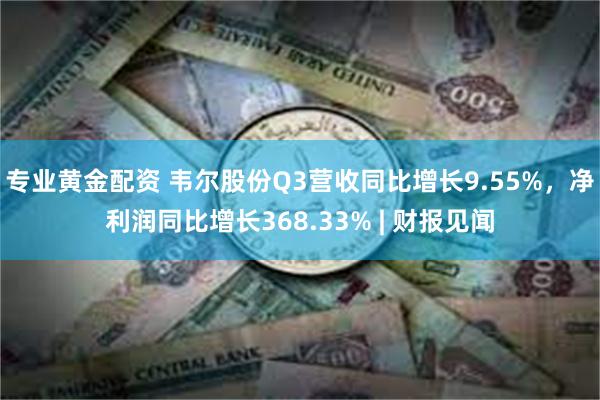 专业黄金配资 韦尔股份Q3营收同比增长9.55%，净利润同比增长368.33% | 财报见闻